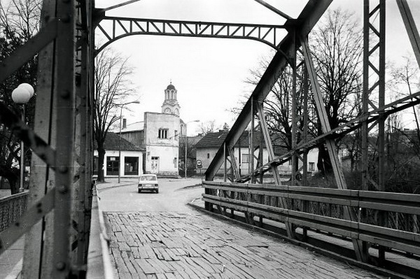 old bridge, iron bridge